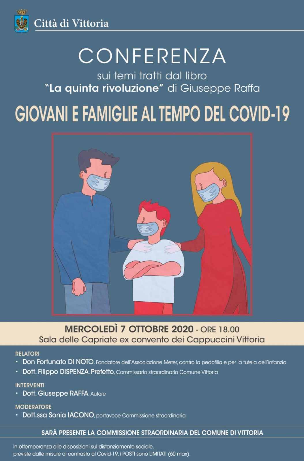 7 Ottobre – Giovani e Famiglie al tempo del Covid-19 – Conferenza