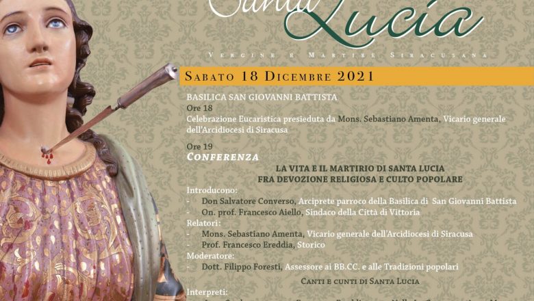 18 Dicembre: Festeggiamenti in onore di Santa Lucia