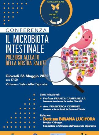 26 Maggio: Il microbiota intestinale – Conferenza