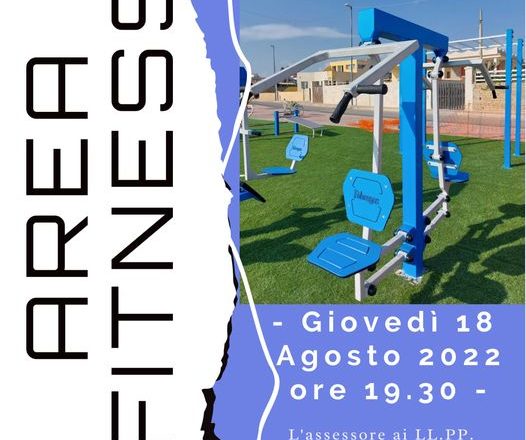 18 Agosto – Consegna area fitness di Baia Dorica a Scoglitti
