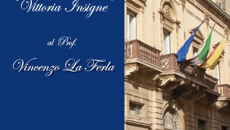 25 Gennaio – Conferimento Vittoria Insigne al prof. Vincenzo La Ferla