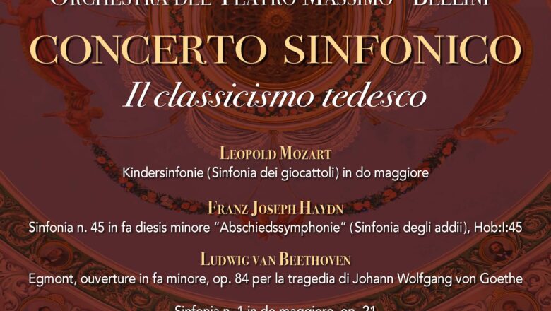 7 Aprile – Teatro Vittoria Colonna: Concerto Sinfonico – Orchestra del Teatro Massimo “Vincenzo Bellini” di Catania